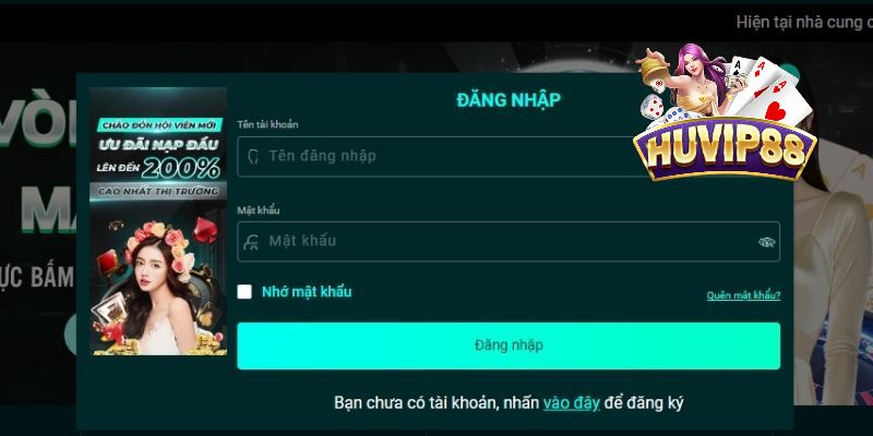 Người chơi sẽ tự động được đăng nhập vào tài khoản cá cược